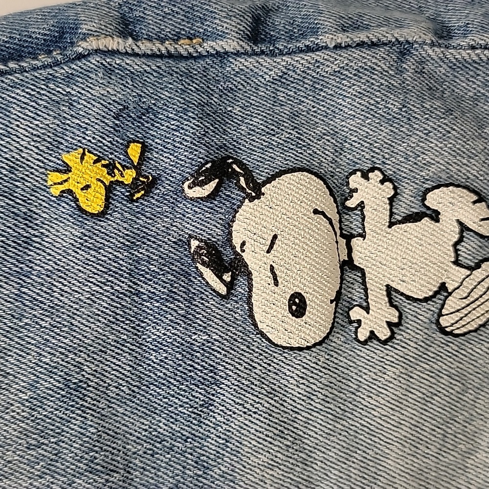 Snoopy Levis 501 Yellow Tag Button Fly Shorts Size 26 - Picture 12 of 13